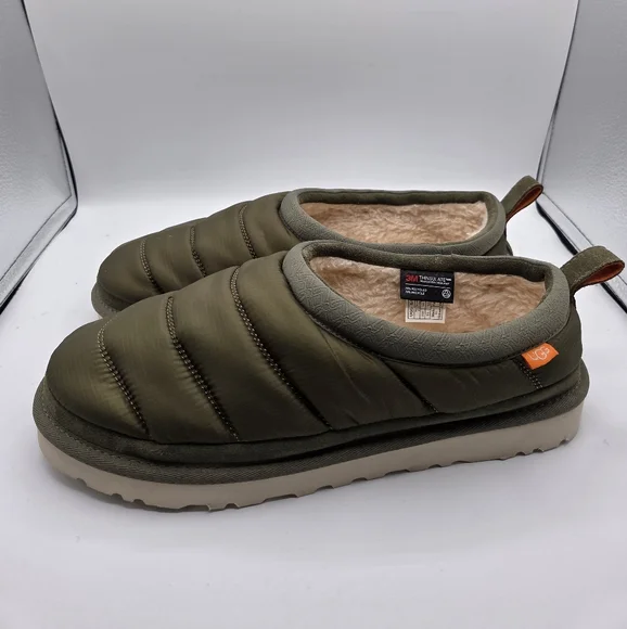 UGG®Men\'s Tasman LTA Olive Quilted Sjeeling Lined Slip-Ons Slipper 11 UGG Men main image 4